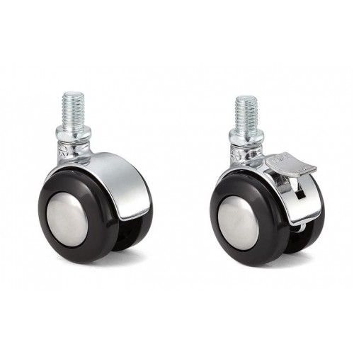Twin Wheel Caster (Threaded Bolt Type)